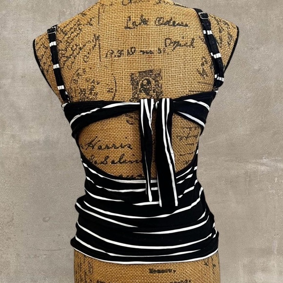 Coco Rave Striped Swim Top - Picture 2 of 6